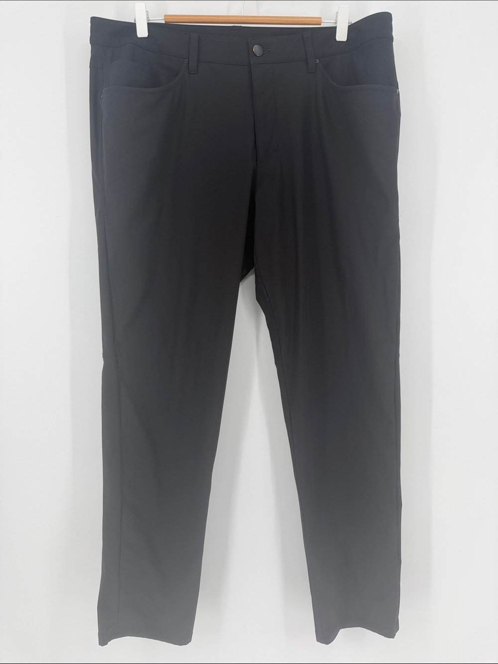 Lululemon ABC Pant Slim 32” Warpstreme Black Men’s Size 38